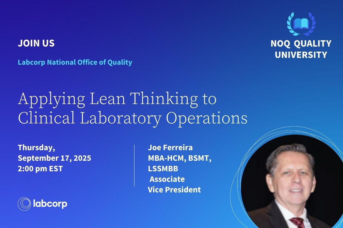 Applying Lean Thinking to Clinical Laboratory Operations